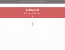 Tablet Screenshot of goudrelle.com